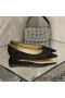Jimmy Choo Love Flats Women Glitter Degrade Fabric Black