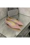Jimmy Choo Rakkaus Asuntoja Naisten Glitter Hajota Kangas Kirsikka