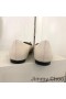 Jimmy Choo Rakkaus Asuntoja Naisten Nahka JC-Tunnus Beige