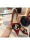 Jimmy Choo Rakkaus Asuntoja Naisten Mokka JC-Tunnus Punainen