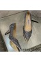 Jimmy Choo Rakkaus Pumput Naisten Glitter Hajota Kangas Harmaa/Sininen