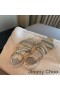 Jimmy Choo Meira Sandaalit Naisten Nappa Nahka Lehtiä Crystal Somiste Hopea