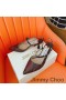 Jimmy Choo Ray 65 Slingback Pumput Naisten Python Nahka JC Monogrammi Viininpunainen