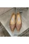 Jimmy Choo Romy Asuntoja Naisten Glitter Kangas Rose Gold