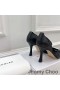 Jimmy Choo x Mugler Hihna 90 Pumput Naisten Nahka Ja Mesh Musta