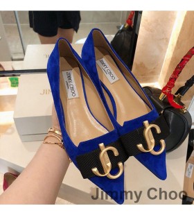 Jimmy Choo Rakkaus Asuntoja Naisten Mokka JC-Tunnus Sininen