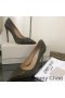 Jimmy Choo Amour 100 Pompes Des Femmes En Cuir De Crocodile En Relief D'Olive