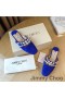 Jimmy Choo Amaya Maultiere Frauen Wildleder Mit Perlen-Verzierung Blau