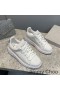 Jimmy Choo Diamond Light Maxi-F Sneakers Frauen Stricken Plattform Sohle Weiß
