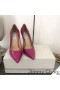 Jimmy Choo Love 100 Pumps Frauen Krokodil Geprägte Leder Rose