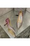 Jimmy Choo Liebe Pumpen Frauen Glitter Degrade Stoff Rose/Silber