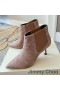 Jimmy Choo Maiara 65 Knöchel Stiefel Frauen Wildleder Rosa