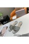 Jimmy Choo Minea Folien Frauen Glitter Stoff Grün