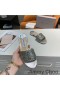 Jimmy Choo Minea Folien Frauen Glitter Stoff Grün