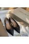 Jimmy Choo Romy Wohnungen Frauen Glitter Stoff Schwarz