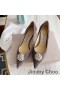 Jimmy Choo Romy Pumps Frauen Wildleder Mit Perlen Verziert Grau