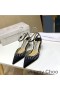 Jimmy Choo Saeda 85 Pumps Damen Satin Mit Kristall-Honig-Kette Schwarz