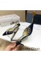 Jimmy Choo Saeda 85 Pumps Damen Satin Mit Kristall-Honig-Kette Schwarz
