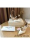 Jimmy Choo Ορελί 65 Αντλίες Γυναικών Διπλωμάτων Ευρεσιτεχνίας Δέρμα Με Μαργαριτάρι Λευκό Εξωραϊσμό