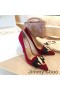 Jimmy Choo Love 100 Αντλίες Γυναικών Σουέτ Με JC Έμβλημα Κόκκινο