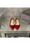 Jimmy Choo Love Διαμερίσματα Των Γυναικών Σουέτ Κόκκινο