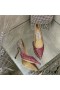 Jimmy Choo Love Αντλίες Γυναικών Glitter Υποβαθμίσει Ύφασμα Silver/Ροζ
