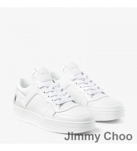 Jimmy Choo Florent M Αθλητικά Παπούτσια, Για Γυναίκες Μόσχων Δέρματος Με Τσου Γράμματα Μπεζ