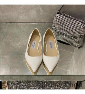 Jimmy Choo Love Διαμερίσματα Γυναίκες Λουστρίνι Άσπρο