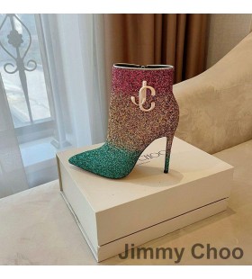 Jimmy Choo ÎœÎ¹Î½ÏŒÏÎ¹ 105 Î‘ÏƒÏ„ÏÎ¬Î³Î±Î»Î¿ ÎœÏ€Î¿Ï„Î¬ÎºÎ¹Î± Î“Ï…Î½Î±Î¹ÎºÏŽÎ½ Glitter Î¥Ï€Î¿Î²Î±Î¸Î¼Î¯ÏƒÎµÎ¹ ÎœÎµ JC ÎˆÎ¼Î²Î»Î·Î¼Î± Rose
